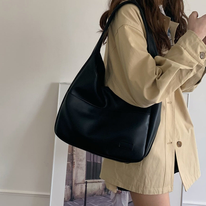 Fashion Tote Bag Large Capacity Casual Shoulder Bag Women'S Commuting Handbag College Student