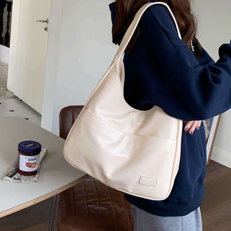 Fashion Tote Bag Large Capacity Casual Shoulder Bag Women'S Commuting Handbag College Student