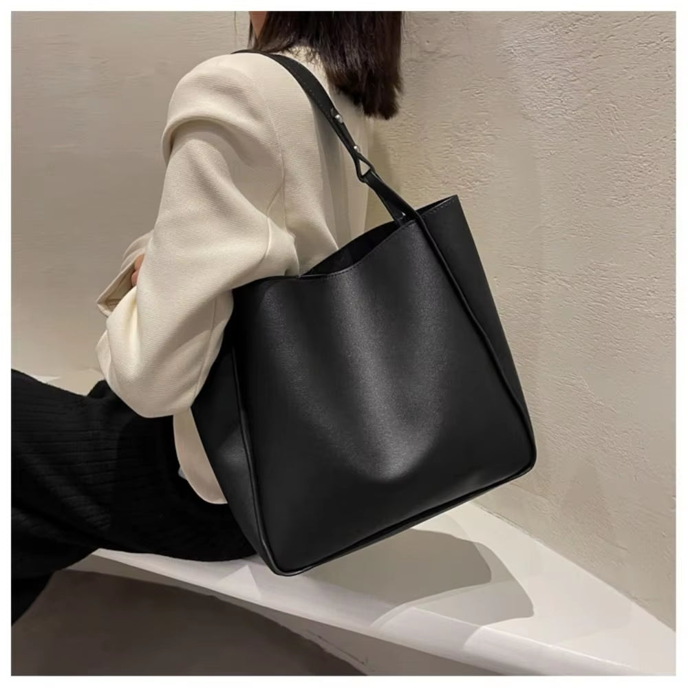 2023 New Women Handbags Famous Brand Shoulder Bags Shopping and Travel Bags Large Capacity Female'S Bags Made of Leather