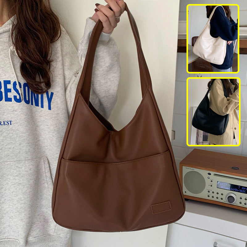 Fashion Tote Bag Large Capacity Casual Shoulder Bag Women'S Commuting Handbag College Student